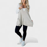 Φιλίπα - Άνετο πλεκτό γιλέκο