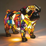 CãoPug - Βιτρό Λάμπα
