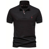 Hannes™ | Slim Fit Polo μπλούζα για άνδρες