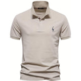 Hannes™ | Slim Fit Polo μπλούζα για άνδρες