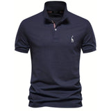 Hannes™ | Slim Fit Polo μπλούζα για άνδρες