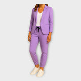 Γυναικείο Κουστούμι με Σακάκι και Παντελόνι Jogger