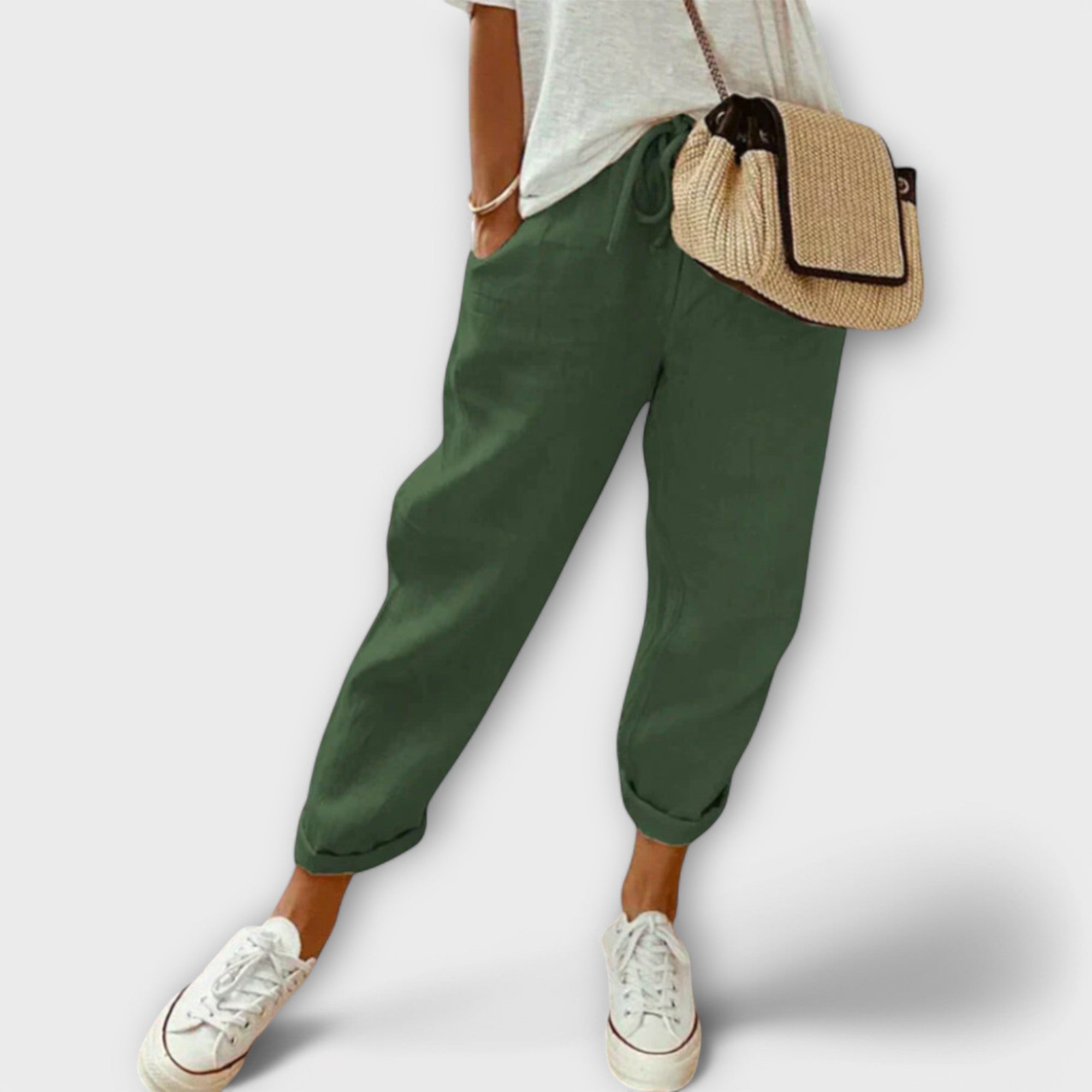 Bibi – μοντέρνο και άνετο λινό παντελόνι