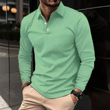 Ethan™ | Μπλούζα polo με μακριά μανίκια