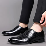 Νόα™ - Στυλάτα δερμάτινα loafers με σχέδιο πέτρας