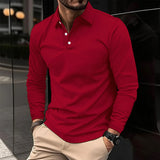 Ethan™ | Μπλούζα polo με μακριά μανίκια