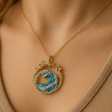Κολιέ Tide Jewelry Elegantiškas Kaklo Papuošalas Jūros Įžadai - Meilės Akcentas