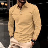 Ethan™ | Μπλούζα polo με μακριά μανίκια